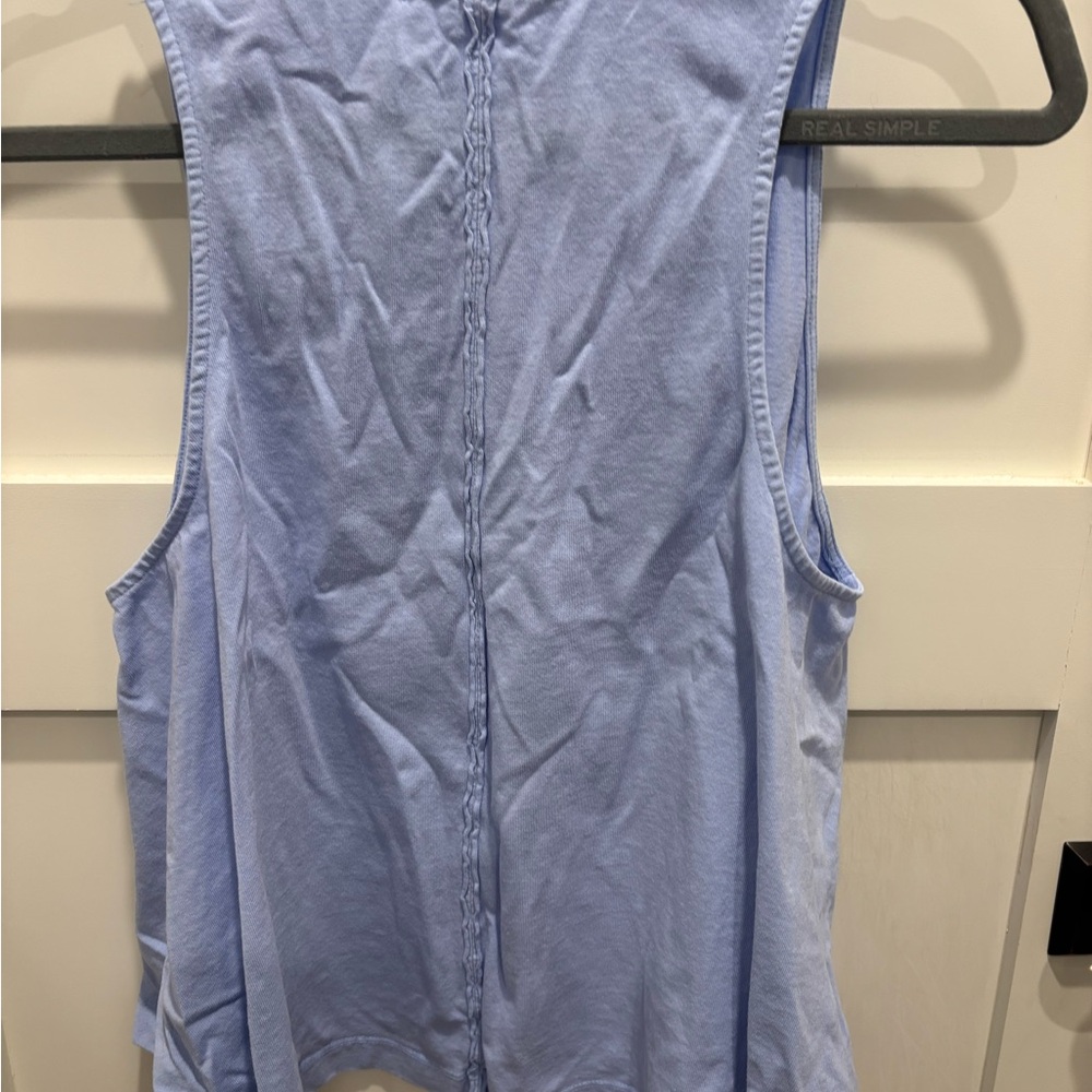 We The Free Sky Blue Sleeveless Top - Picture 4 of 6